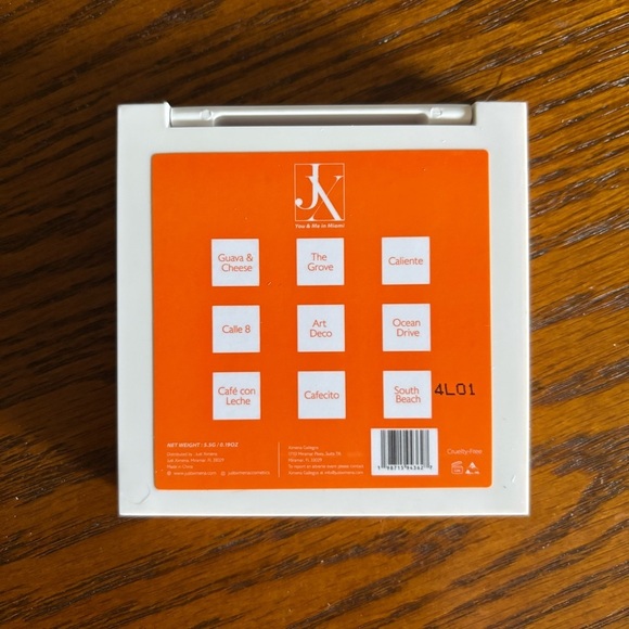 NIB JX Just Ximena You & Me In Miami 5.5g/0.19oz Eyeshadow Palette - Picture 4 of 6